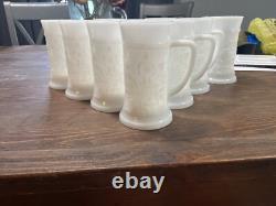 10 milk glass stien mug men, great condition, rarely used, beautiful milky color
