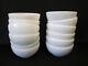 12 Anchor Hocking Fire King Milk Glass White Chili Soup Bowls 5 Wide X 2 Tall