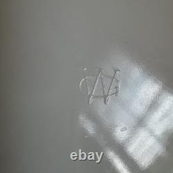 12 Pc VTG Westmoreland Paneled Grape Milk Glass Plates Dinner, Lunch, Dessert