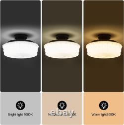 14 Milk Glass Schoolhouse Light Fixture, Vintage Black Flush Mount Ceiling Ligh