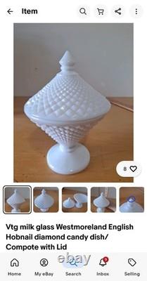 16 Pieces Collection of Vintage Milk Glass From Various Manufacturers. See Pics