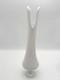 17.75 Milk Le Smith Glass Simplicity Pedestal Smoothie Swung Vase #1901 White
