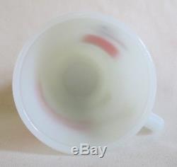 1965 ANCHOR HOCKING SNOOPY CURSE YOU RED BARON MUG milk glass coffee cup