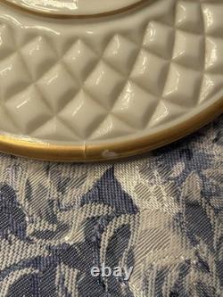 2 Matching Westmoreland Milk Glass Pedestal Footed Lid Candy Dish Roses & Bows