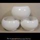 3 Antique White Milk Glass Gas Lamp Shades 5 Fitter