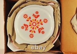 3 BOXES Vintage Pyrex #480-45 Friendship-Set of 3 Casserole Dishes & Covers/BOX