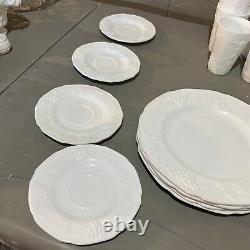 31 Pc GRAPE MILK GLASS