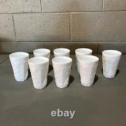 31 Pc GRAPE MILK GLASS