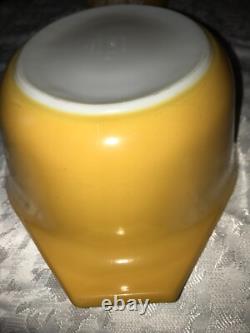 3pc PYREX 933 043 with Lid & 473 BUTTERFLY GOLD Milk Glass CASSEROLE Set YELLOW