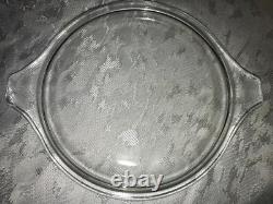 3pc PYREX 933 043 with Lid & 473 BUTTERFLY GOLD Milk Glass CASSEROLE Set YELLOW