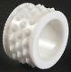 4 Milk Glass White Hobnail Napkin Rings From Fenton, Excellent Condition, Rare