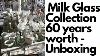 60 Year Collection Of Milk Glass Join Us For The Unboxing