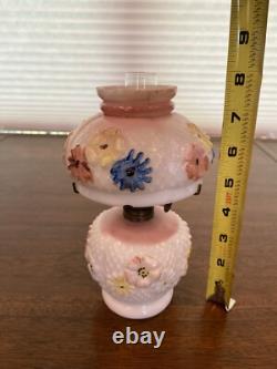 ANTIQUE EAPG Consolidated Glass Co. COSMOS Milk Glass Floral Dish SET (8)