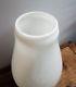 Antique Milk Glass Tubular White Globe For Lantern Not Frosted Fits Dietz & More