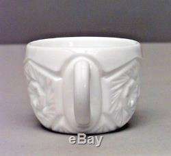 American Art Deco Imperial Milk Glass 13 Piece Punch Bowl Set