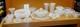 Anchor Hocking Hobnail Milk Glass Moonstone Lot Of 28 Pieces Vases Bowls Etc