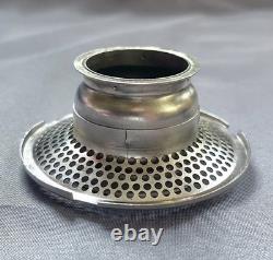 Antique Aladdin Nu-Type Model A, White Milk Glass Oil Lamp