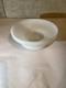 Antique Bohemian Czech 1800's 6 Milk Glass White Bowl