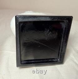 Antique Charles Sumner Figural Frosted Milk Glass Bust Paperweight Sculpture