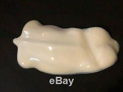 Antique Cooperative Flint Glass White Milk Glass Figural Covered Elephant Rare