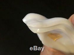 Antique Cooperative Flint Glass White Milk Glass Figural Covered Elephant Rare