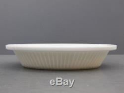 Antique Desirable Milk Glass Atterbury Boar's Head Covered Dish Patented 1888