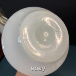Antique Milk Glass Attributed To Boston Sandwich Full-size Clam Broth Pitcher
