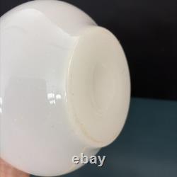Antique Milk Glass Attributed To Boston Sandwich Full-size Clam Broth Pitcher