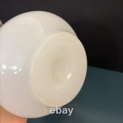 Antique Milk Glass Attributed To Boston Sandwich Full-size Clam Broth Pitcher