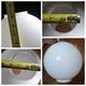 Antique Milk Glass White Vintage Electric Oil Lamp Light Shade Gwtw Globe