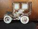 Antique Portieux Milk Glass Rare Old Car Fast Shipping