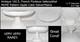 Antique Portieux Vallerysthal Very Rare Opale Milk Glass Rome Pattern Cake Stand