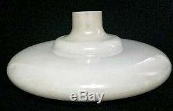Antique Vintage 15 1/4 Cream Off White Milk Glass Torchiere Floor Lamp Shade