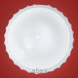 Antique/Vintage 1920's-1930's Art Deco Nouveau White Milk Glass Light Fixture