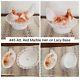 Antique/vintage Atterbury Red Marble Hen On Lacy Base Milk Glass Covered Dish
