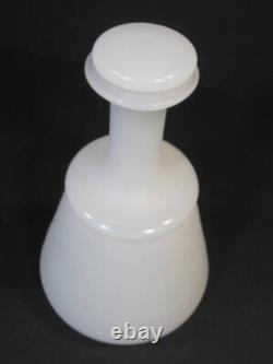 Antique White Milk Glass Apothecary Jar