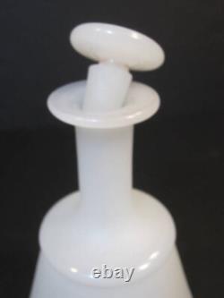 Antique White Milk Glass Apothecary Jar