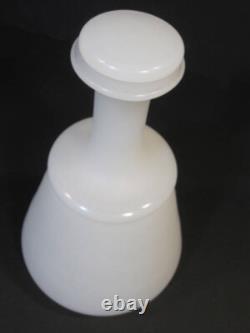 Antique White Milk Glass Apothecary Jar