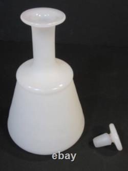 Antique White Milk Glass Apothecary Jar