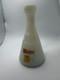 Antique White Milk Glass Apothecary Jar Red Gothic Lettering Water