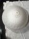 Antique White Milk Glass Round Dish Shaped Pendant Shades 9.75 Fitter