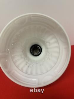 Antique White Milk Glass Swag Ceiling Light