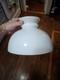 Antique White Milk Glass Vintage Electric Oil Lamp Light Shade