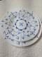 Arcopal Blue & White Milk-glass Blau Saks Dinnerware 9 Plates, 5 Bowls France