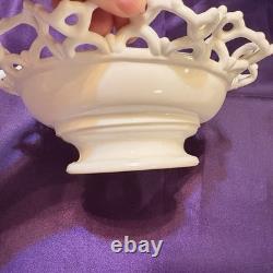 Atterbury 1889 Chick In Egg Pile Covered Dish Milk Glass Lace Dancing Sailor