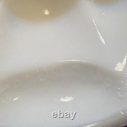 Atterbury 1889 Chick In Egg Pile Covered Dish Milk Glass Lace Dancing Sailor