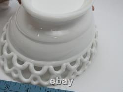 Atterbury Hen on Nest Clear Blue Head Milk Glass Covered Dish Antique 1800s
