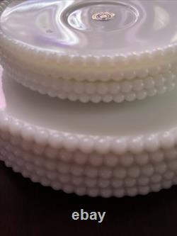 Beaded Edge Milk Glass Lot By Westmoreland Glass 1930-1950