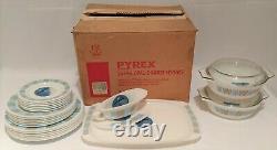 Boxed Pyrex Matchmaker Dinner Service Set 25 Pieces Vintage JAJ 1960s 777 BNIB