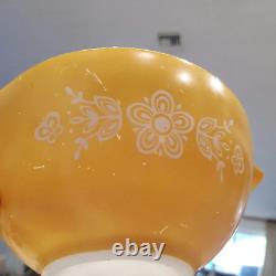 Butterfly Gold Vintage Pyrex Cinderella Complete set Mixing Bowls Beautiful